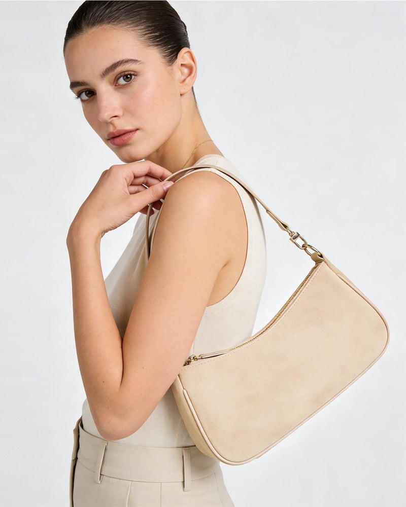 VODIU Clutch Tote Handbags with 2 Removable Straps and Zipper Closure Crossbody Bags Shoulder Purse Handbag for Women - Image 2